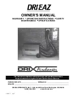 Dri-Eaz Dri-X Airchanger Owner'S Manual preview