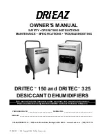 Предварительный просмотр 1 страницы Dri-Eaz DRITEC 150 Owner'S Manual