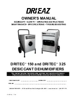 Dri-Eaz DRITEC 325 Owner'S Manual preview