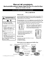 Preview for 7 page of Dri-Eaz DriTec Pro 150 Owner'S Manual