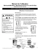 Preview for 12 page of Dri-Eaz DriTec Pro 150 Owner'S Manual