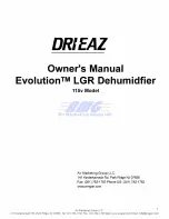 Dri-Eaz Evolution 115v Owner'S Manual preview