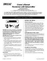 Dri-Eaz F413-230V EU Owner'S Manual preview