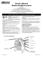 Preview for 1 page of Dri-Eaz Stealth AV3000 Owner'S Manual