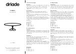 Предварительный просмотр 1 страницы driade DIDYMOS 7310438 Assembly Instruction