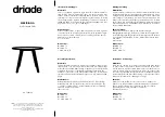 driade MERIDIANA 7310192 Assembly Instruction предпросмотр