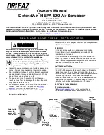 Preview for 1 page of Drieaz DefendAir HEPA 500 Owner'S Manual