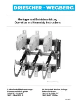 DRIESCHER-WEGBERG LDTM 12/630 F-E EA-E Operation And Assembly Instructions preview