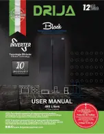 Drija Black User Manual preview