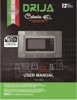 Drija Catania 45L User Manual предпросмотр