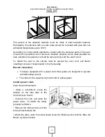 Предварительный просмотр 18 страницы Drija EUROPA 60 Electrico User Manual