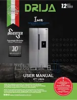 Drija Inox User Manual preview