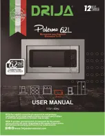 Drija Palermo 62L User Manual предпросмотр