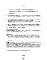 Preview for 5 page of Drija Palermo 62L User Manual