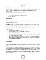 Preview for 10 page of Drija Palermo 62L User Manual