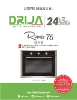 Preview for 1 page of Drija Roma 76 User Manual