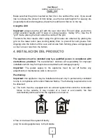 Preview for 10 page of Drija Roma 76 User Manual