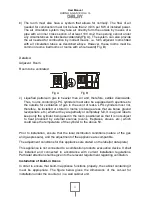 Preview for 11 page of Drija Roma 76 User Manual