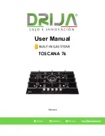 Drija TOSCANA 76 User Manual preview