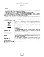 Preview for 17 page of Drija TURIN 60 User Manual