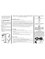 Предварительный просмотр 2 страницы Drill Master 250 Handyman Owners Instruction Sheet