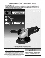 Drill Master 60625 Owner'S Manual preview