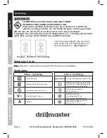 Предварительный просмотр 6 страницы Drill Master 68986 Owner'S Manual