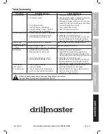 Предварительный просмотр 17 страницы Drill Master 69645 Owner'S Manual & Safety Instructions