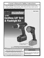 Drill Master 69651 Owner'S Manual & Safety Instructions preview