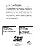 Предварительный просмотр 12 страницы Drill Master 750SP Operating Instructions Manual