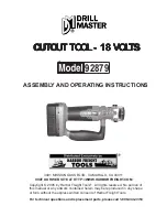 Preview for 1 page of Drill Master 92879 Assembly And Operating Instructions Manual