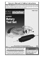 Drill Master 97626 Owner'S Manual & Safety Instructions предпросмотр