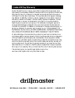 Предварительный просмотр 16 страницы Drill Master 97626 Owner'S Manual & Safety Instructions