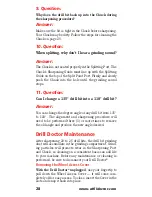 Preview for 30 page of Drill Master Drill Doctor 500X User Manual