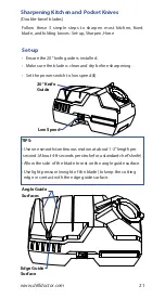 Предварительный просмотр 21 страницы Drill Master X2 User Manual