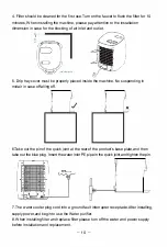 Предварительный просмотр 11 страницы Drinkpod DPWPA700CTB Manual