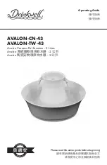 Drinkwell AVALON-CN-43 Operating Manual preview