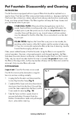 Preview for 9 page of Drinkwell AVALON-CN-43 Operating Manual