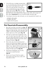 Preview for 12 page of Drinkwell AVALON-CN-43 Operating Manual