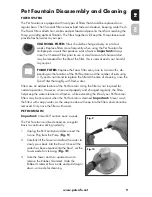 Предварительный просмотр 9 страницы Drinkwell AVALON-KA-41 Operating Manual