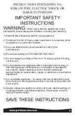 Preview for 1 page of Drinkwell Big-Dog Operating Instructions Manual