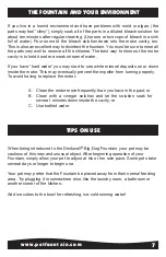 Preview for 7 page of Drinkwell Big-Dog Operating Instructions Manual