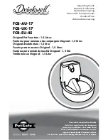 Drinkwell FCB-AU-17 Operating Manual preview