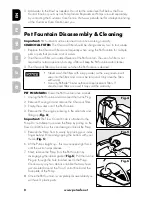 Preview for 8 page of Drinkwell FCB-AU-17 Operating Manual