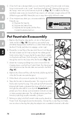 Preview for 70 page of Drinkwell FCB-EU-45 Operating Manual