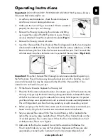 Preview for 7 page of Drinkwell FCB-REKA Operating Manual