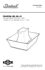 Preview for 1 page of Drinkwell PAGODA-RD-KA-41 Operating Manual