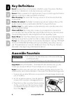 Preview for 6 page of Drinkwell SEDONA-PG-AU-17 Operating Manual