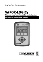 Preview for 1 page of DriSteem Vapor-logic3 Installation And Operation Manual