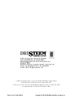 Preview for 84 page of DriSteem Vapor-logic3 Installation And Operation Manual